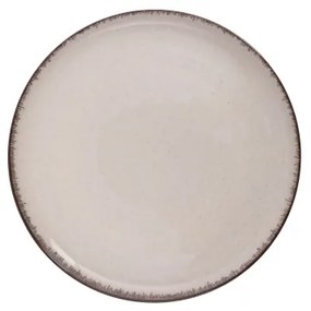 Set de veselă din porțelan, 18 piese, bej