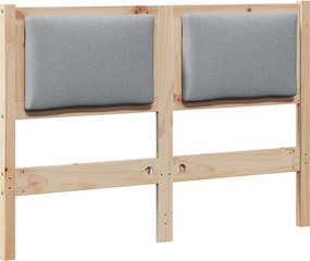 vidaXL Tăblie cap Altele Maro 120 cm Lemn masiv de pin