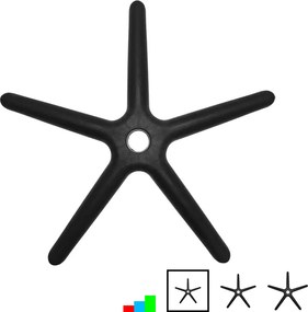 Baza stea pentru scaune de birou D600