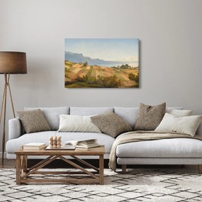 Tablou - Alexandre Calame, Swiss Landscape, reproducere (90x60 cm)