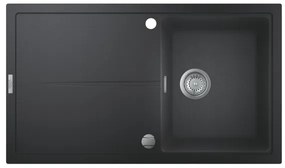 GROHE K400 31640AP0 - chiuvetă din compozit, 860 × 500 mm, granit/negru