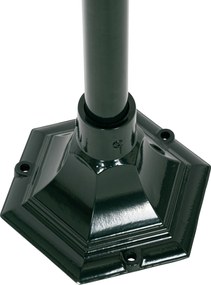 Lampa de exterior clasica in picioare verde inchis 170 cm IP44 - New Orleans