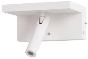 Aplica cu Spot LED HYLLA NFC charger alba