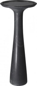 Masuta auxiliara design LUX din marmura neagra Pompano high