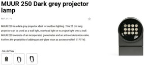Proiector LED de exterior IP65 MUUR 250