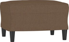 vidaXL Taburet, maro, 60x50x41 cm, material textil
