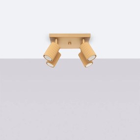 Spot auriu 25x25 cm Gleam – Sollux