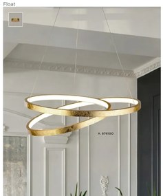 Lustra LED suspendata design modern circular Float aurie 8761GO SRT