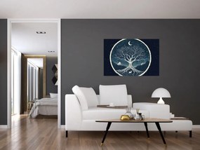 Tablou – Arbore magic cu cerb II. (90x60 cm)