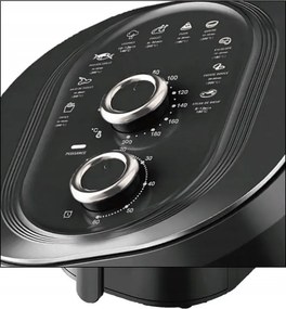 Friteuza cu aer cald Floria ZLN8009 Negru, putere 1360W, Capacitate 6 Litri, temperatura reglabila