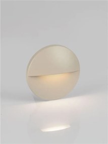 Spot aplicat perete exterior LED 3000K IP65 Toc sand