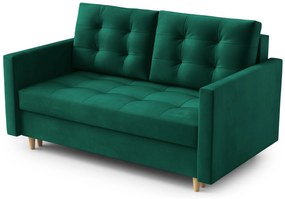 Canapea două locuri Jennifer (verde închis). 1065628