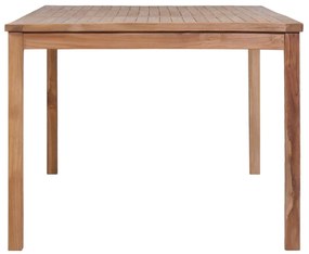 Set mobilier de gradina, 9 piese, lemn masiv de tec Fara cotiera, 9