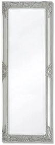 Oglinda verticala in stil baroc 140 x 50 cm argintiu 1, Argintiu, 140 x 50 cm