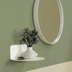 Raft alb din metal 30 cm Flex – Spinder Design