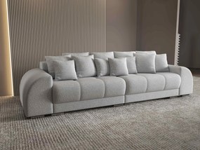 Canapea extensibilă dumonde cu 2 lăzi de depozitare si sezut confortabil din spuma high-density, Verona Euphoria Dove 310x100 cm