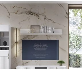 Poliță de perete FLOP, albă