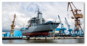 Tablou acrilic Navă șantier naval