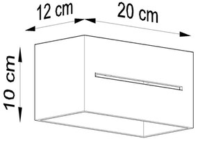 Aplică LOBO 2xG9/40W/230V gri