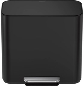 Simplehuman Mini coș de gunoi cu pedală pentrusortarea deșeurilor 15 l, negru mat