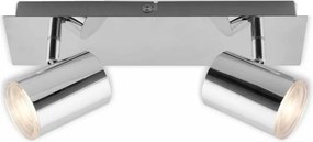 Briloner 2731-028 - Aplică de baie BANYO 2xGU10/5W/230V crom lucios