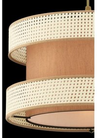 Pendul HALO, 1x E27/60W/230V, maro/crem