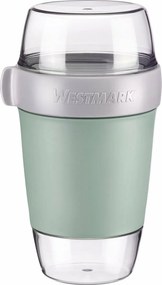 Recipient pentru alimente din trei piese Westmark,1150 ml, verde mentă, L