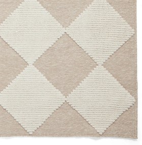 Covor alb-bej lavabil 160x230 cm Lyna Beige&amp;White – Think Rugs