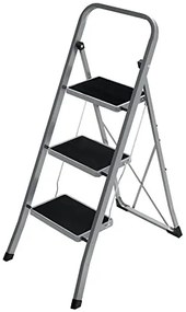 Scara, Songmics, Gri-Negru, 110x45x4.5 cm