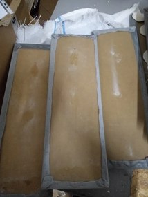 Reducere Panou capitonat de perete QUADRATTA 20x60 cm - mai multe culori calitatea a II-a Culoare: Gri inchis