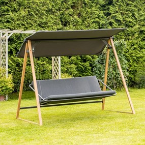 Balansoar de terasa Herning gri/maro L232 cm