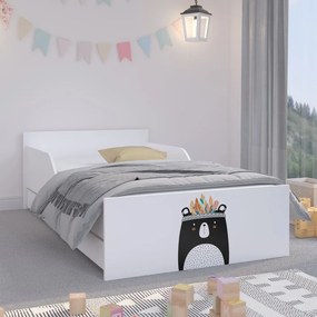 Pătuţ universal cu un urs frumos 180 x 90 cm