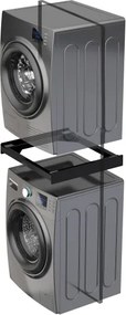 Meliconi 656138 - Suport de stivuire pentru mașină de spălat și uscător, 70 cm, negru