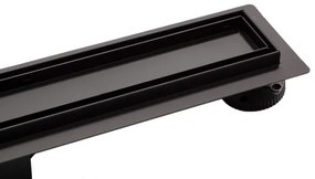 Scurgere de duș Duplex Black Next L 600