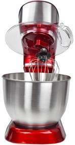 Mixer planetar Royalty Line RL-PKM1900.7, 1900W, Cupa inox 6.5 L, 6 viteze + Pulse, Accesorii, Rosu