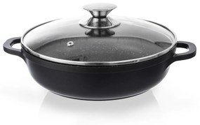 Cratiță Orion Grande, cu capac din sticlă, diam. 28 cm, 28 cm