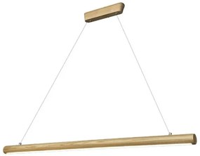 Lustră LED pe cablu LED/26W/230V 4000K 150 cm frasin/lemn masiv