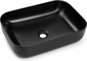 Lavoar pe blat negru mat 8509BM