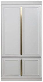 Șifonier gri deschis din lemn de pin 110x215x62 cm Organize – WOOOD