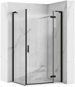 Cabina dus REA Hugo 100x90 negru