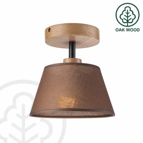 Lustr ANTONIO 1xE14/40W/230V, montaj pe tavan, maro