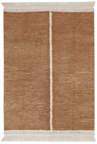 Covor cărămiziu/bej din bumbac 140x200 cm Duetto Toffee – Lorena Canals