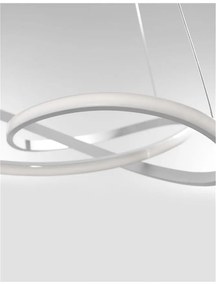 Lustra LED design modern Fusion, alb
