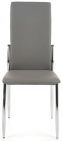 Scaun de bucaterie Morgan, gri/argintiu