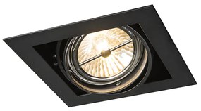 Spot integrat negru AR111 reglabil - Oneon