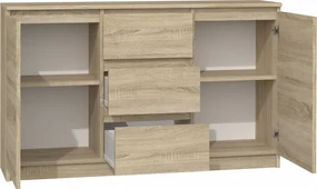 Odell 2D3S dulap cu sertare, sonoma