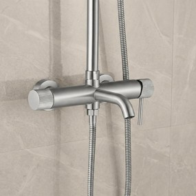 Set dus Rea Lungo Stripe Brush Nickel
