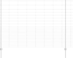vidaXL Gard cu Stâlp Argintiu 1,6 x 25 m Oțel