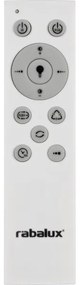 Plafonieră LED RGB dimabilă Rabalux LED/40W/230V + telecomandă 3000-6000K