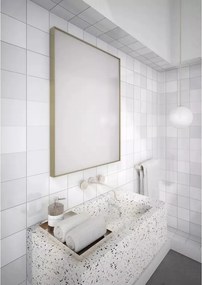 Oglinda reversibila dreptunghiulara Dubiel Vitrum Stark Gold 60x80 cm